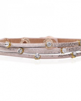 armband zacht roze