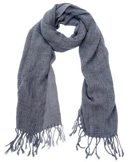 fuzzy sjaal grijs