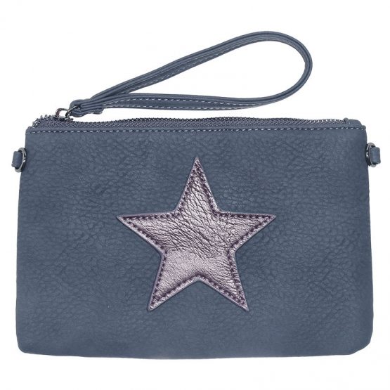 kleine blauwe tas met ster