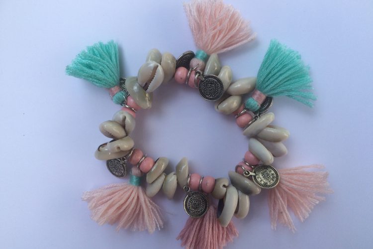 armband met schelpen ibizastyle
