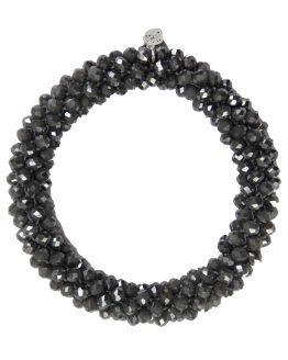 Mooie stretch armband met kleine kristallen, de armband is ook te gebruiken als haarelastiek, handig!