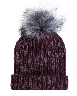 Supergave beanie bordeauxkleur