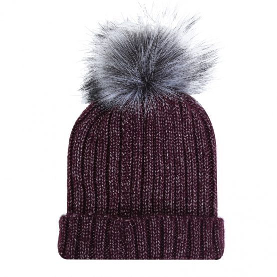 Supergave beanie bordeauxkleur