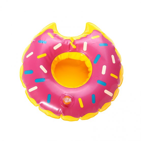 inflatable cup holder donut