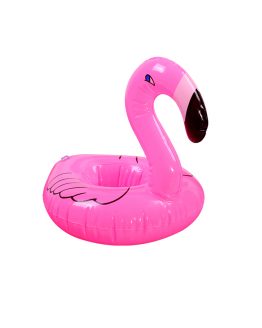 inflatable cup holder flamingo