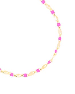 enkelbandje met roze details