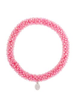 sprankelende roze armband