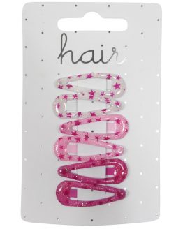 roze haarspeldjes met sterren