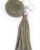 sleutelhanger tassenhanger met kwastje en pompon