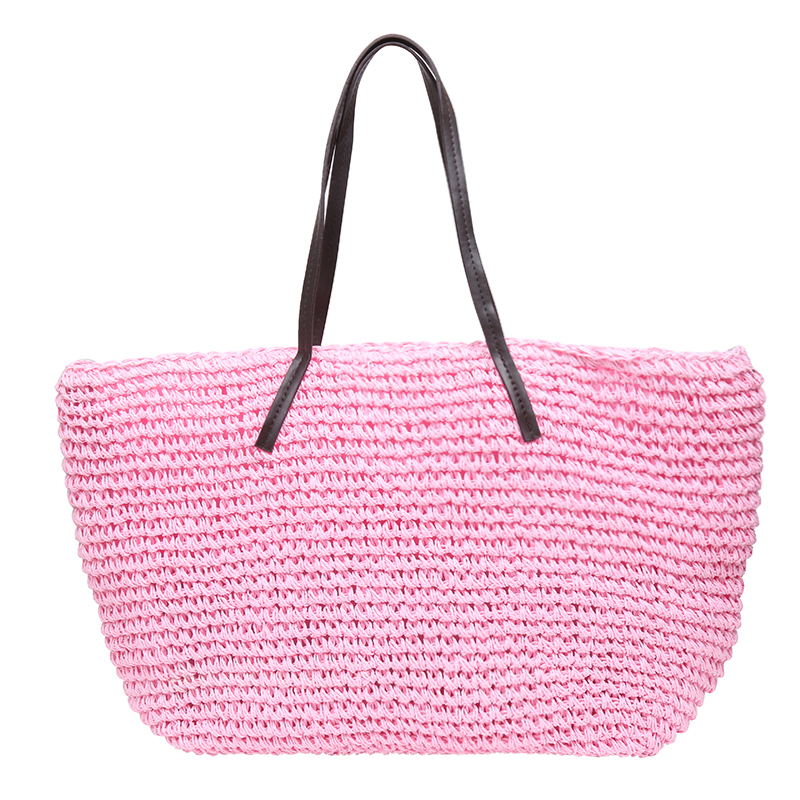 roze strandtas