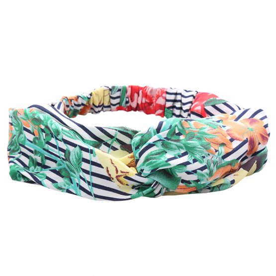 Trendy haarband met bloemen