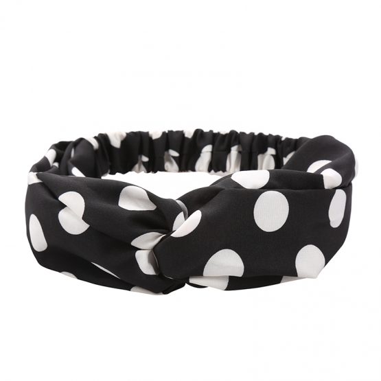 haarband met polkadots
