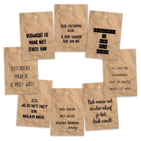 mini craft cadeaukaartjes