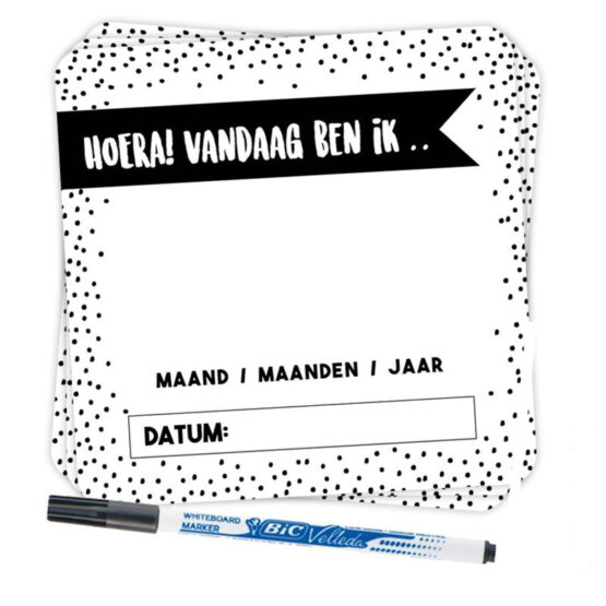 uitwisbare mijlpaalkaarten