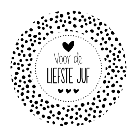 handspiegeltje voor de liefste juf