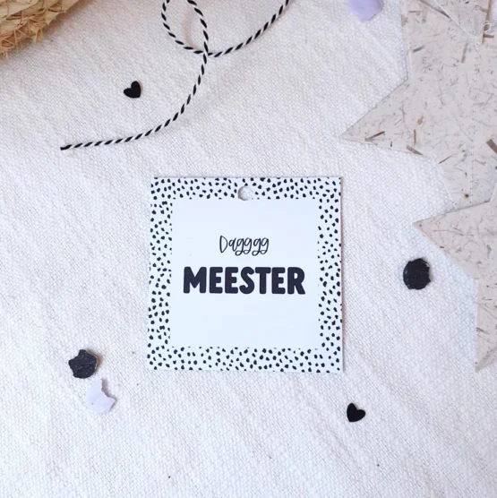 Cadeaukaartje dag meester