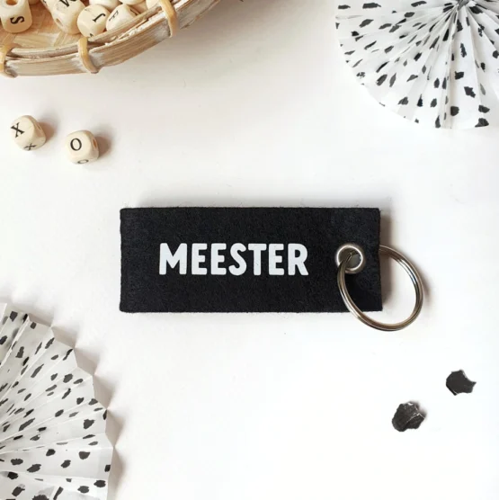 sleutelhanger voor de meester